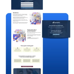 Página de Captura + Página de Obrigado